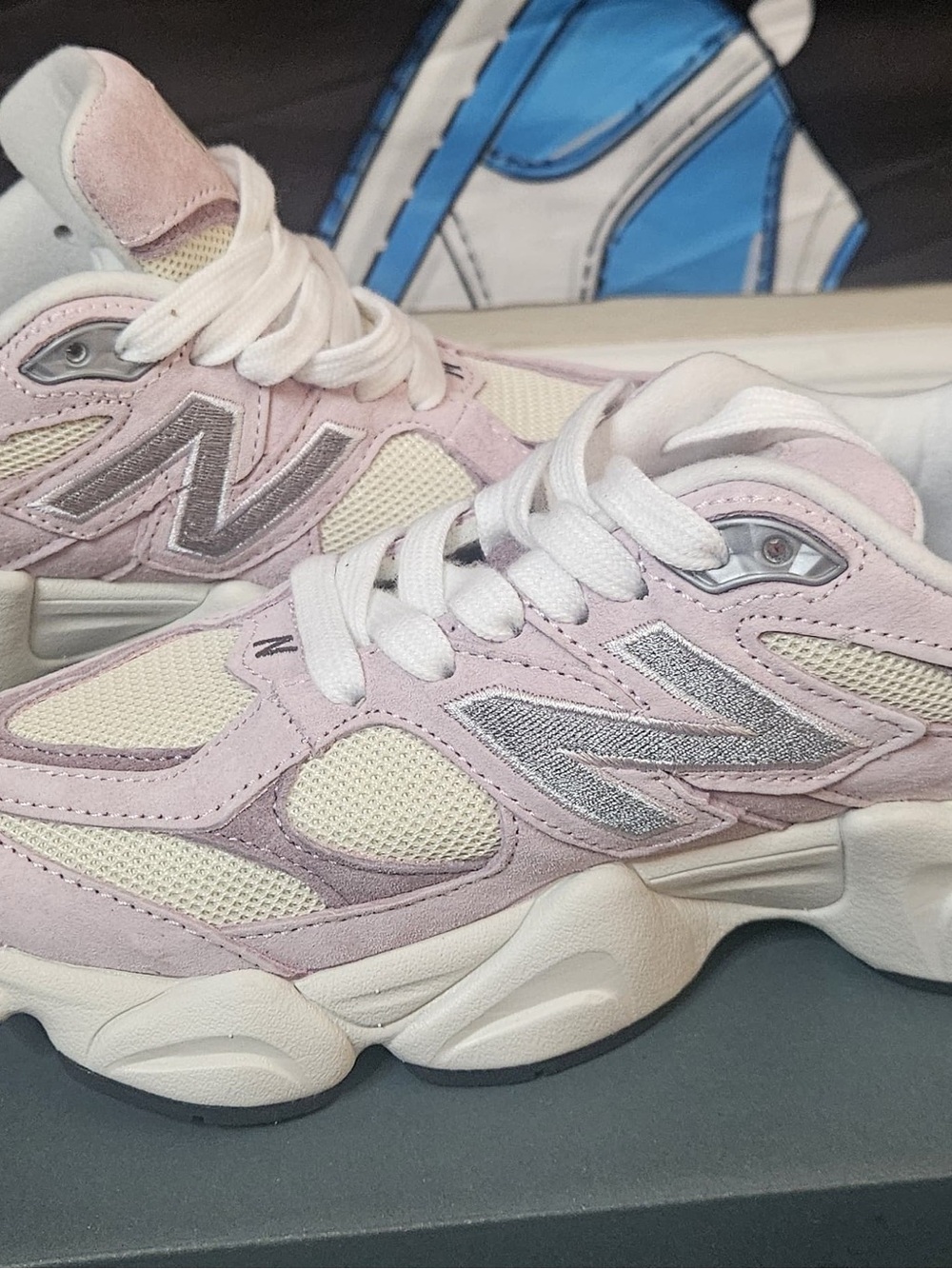 New Balance Pink & Cream Women's Sneakers